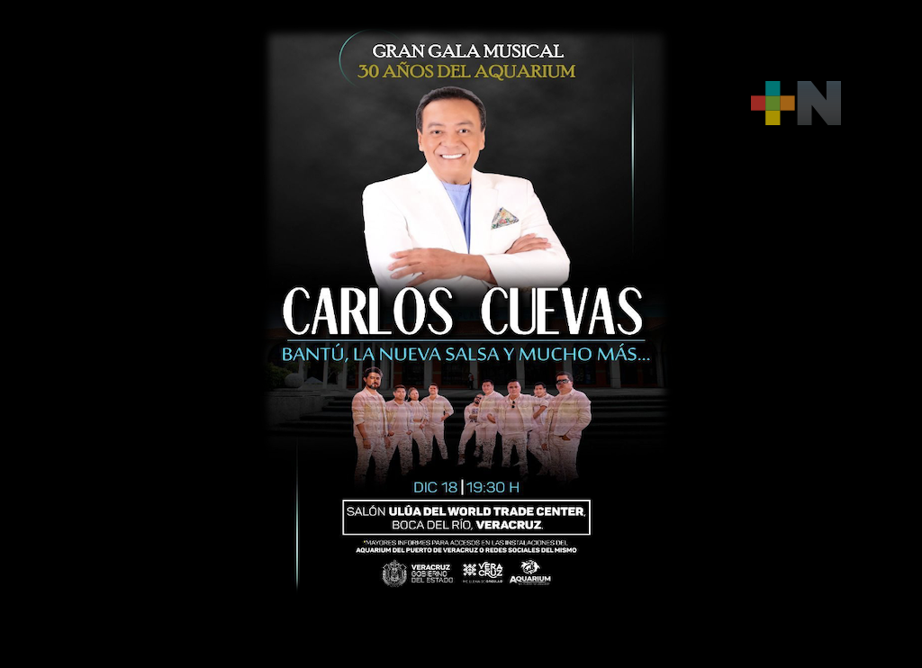 «El Rey del Bolero», Carlos Cuevas, ofrecerá concierto para celebrar 30 aniversario del Aquarium del Puerto
