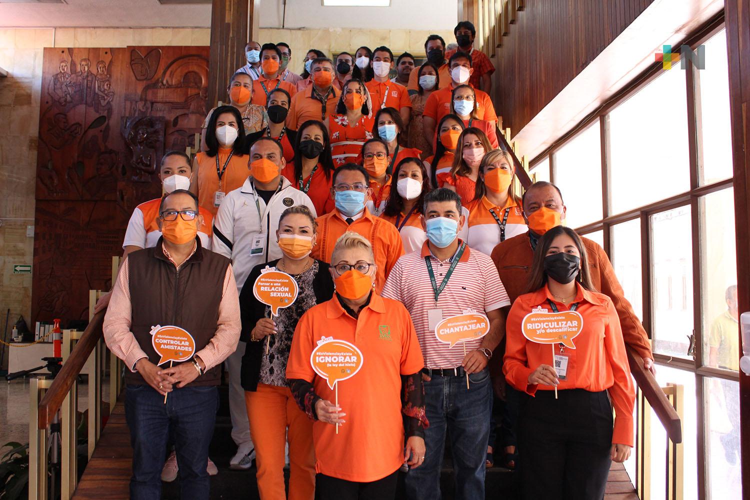 Conmemora IMSS Veracruz Norte el Día Internacional de la Eliminación de la Violencia contra la Mujer