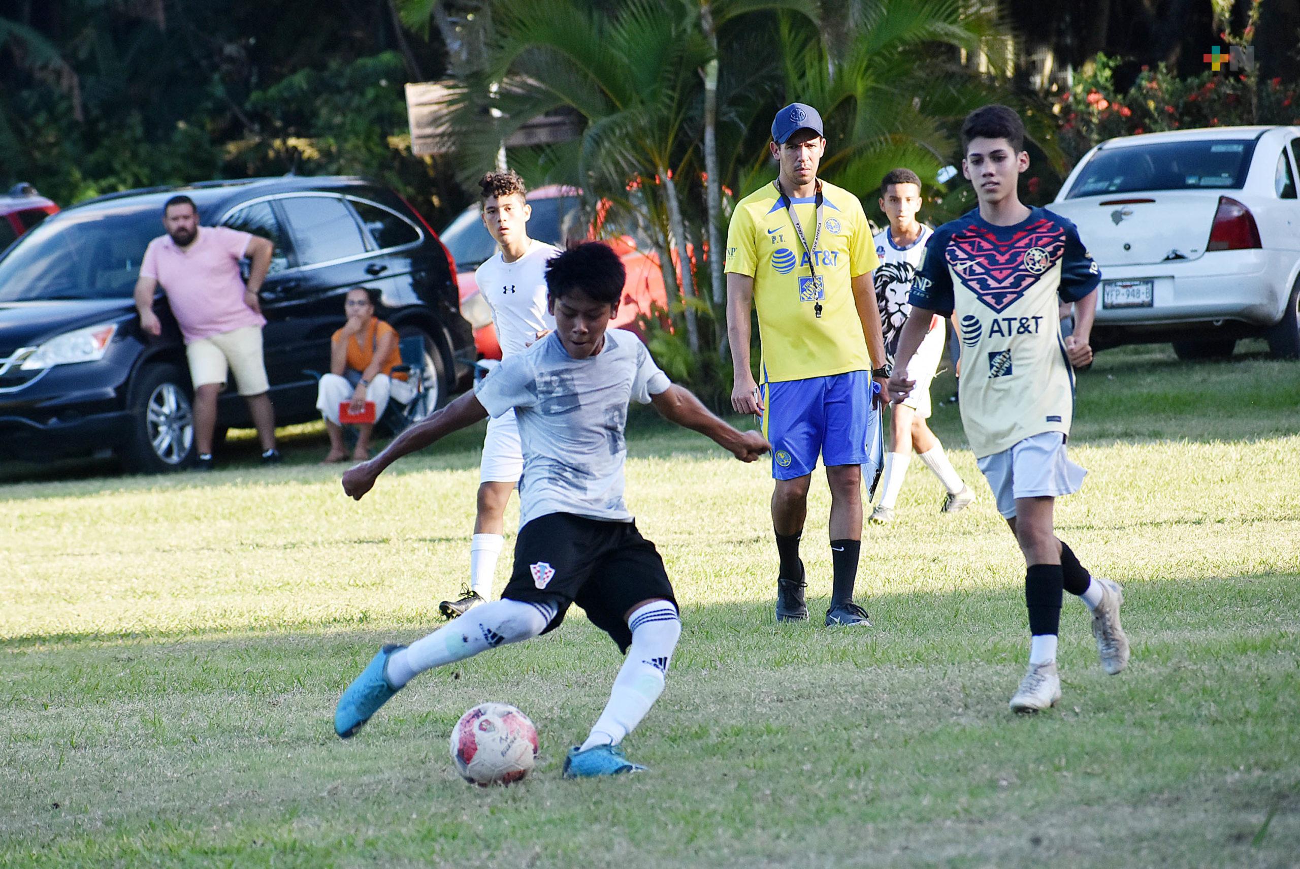 Exitosa visoria del Club América a jugadores de la Liga «Pirata» Fuente