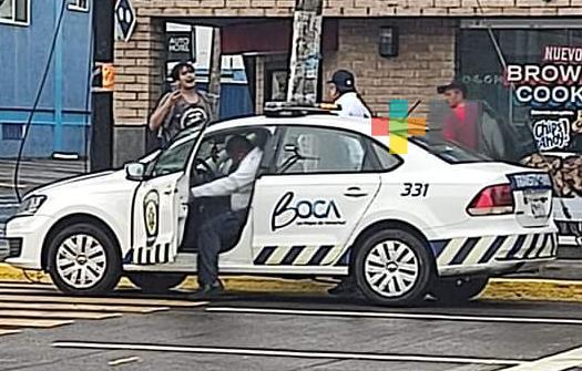 Denuncian a elementos de Tránsito de Boca del Río por agredir a joven