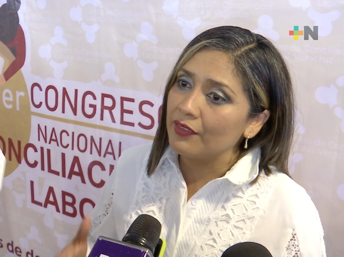En Veracruz, 8 de cada 10 conflictos laborales se resuelven: Diana Aróstegui