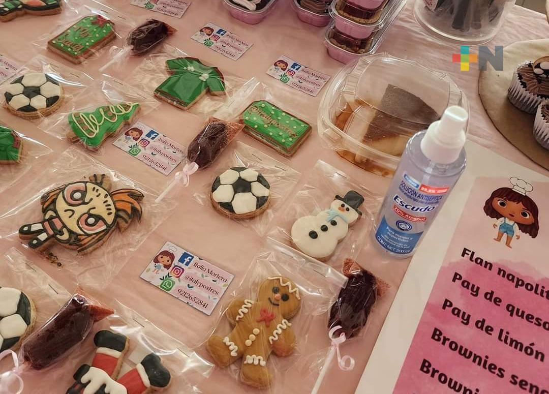 Expo venta con temática mundialista realizan en Coatzacoalcos