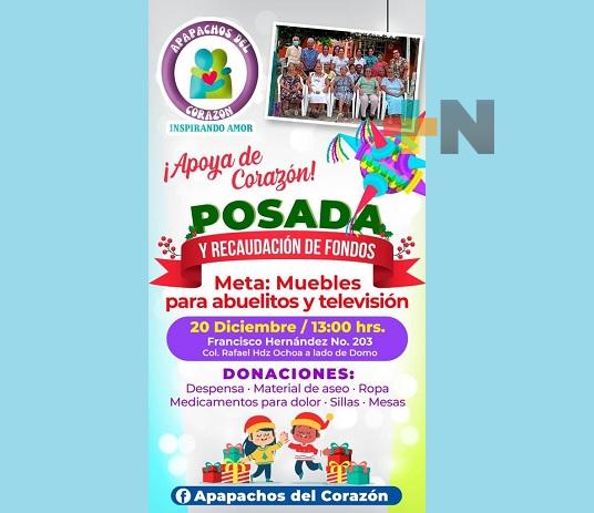 En Coatzacoalcos, estancia de adultos mayores prepara su posada navideña