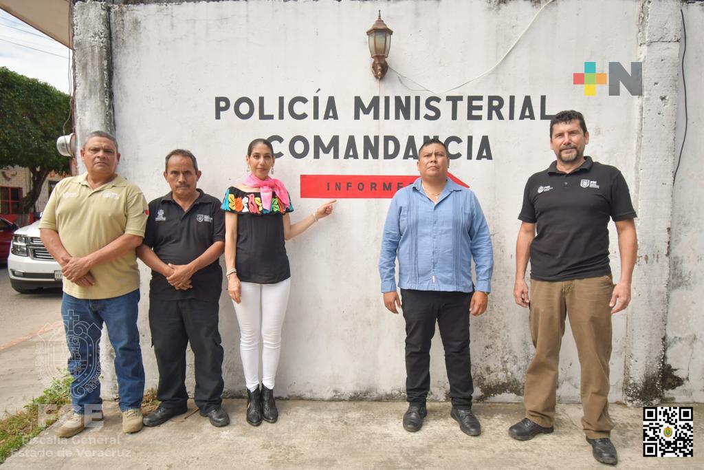 FGE supervisa labores de procuración de justicia en Pueblo Viejo