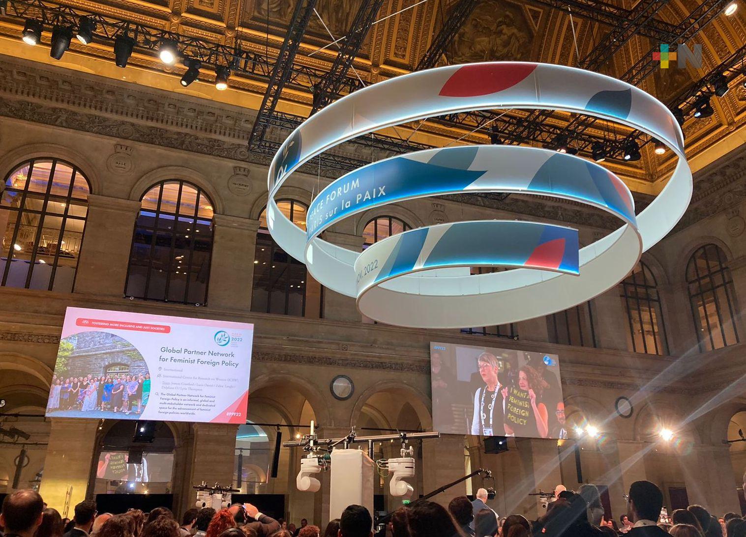 Reconocen en el Foro de París sobre la Paz a la Alianza Global a la Política Exterior Feminista