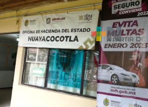 El 31 de diciembre termina plazo para canje de placas seguro en Huayacocotla