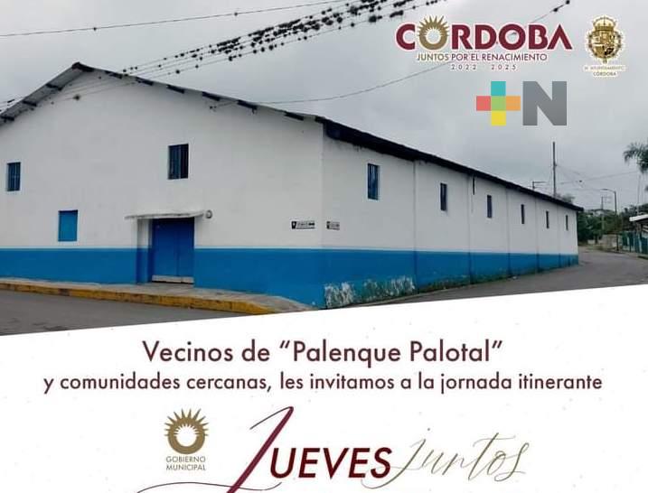 Llegará este jueves a Palenque Palotal, Atención Ciudadana de Córdoba