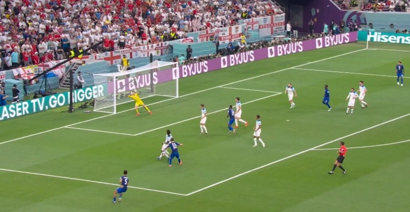 Inglaterra igualó con Estados Unidos y quedó como líder del grupo