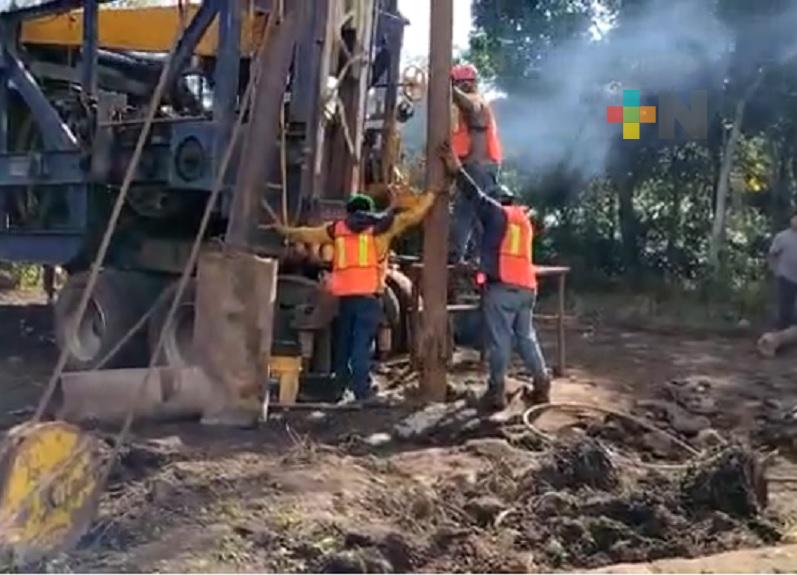 Inicia perforación de pozo profundo en la localidad de Peñuela