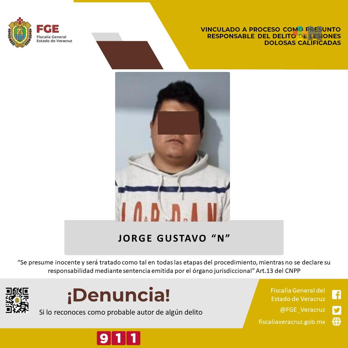 Vinculan a proceso a un hombre por presunción de lesiones dolosas calificadas