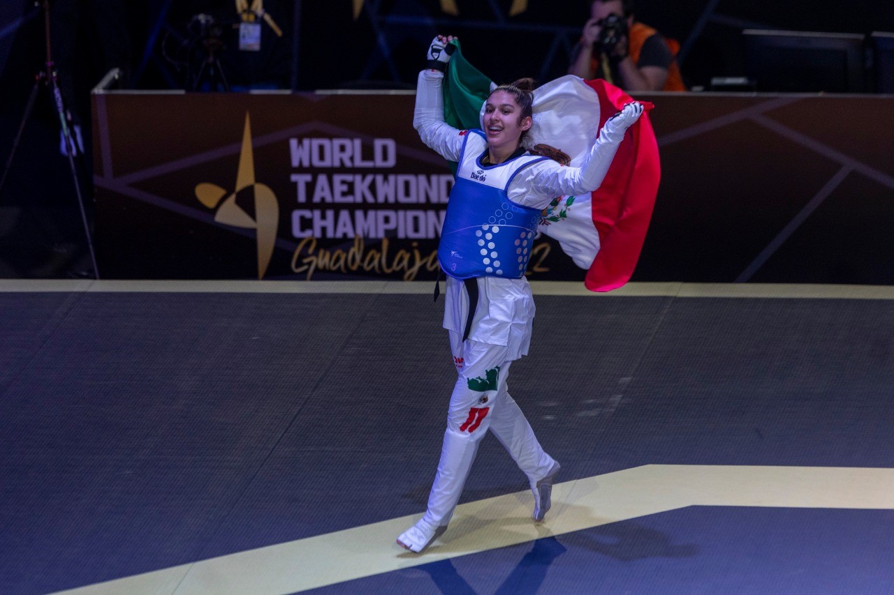 Leslie Soltero hace historia con oro en Mundial de Taekwondo Guadalajara 2022