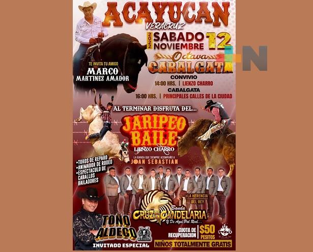 Más de mil jinetes podrían participar en octava cabalgata y gran rodeo en Acayucan