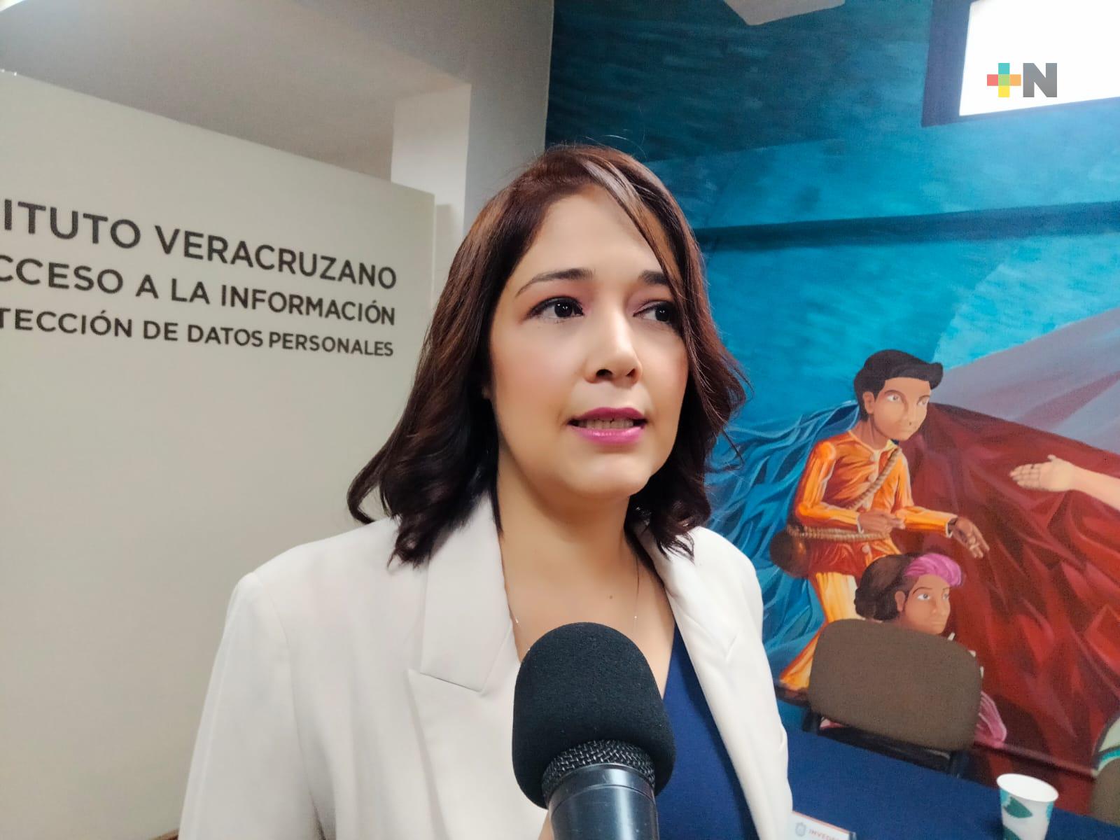 Presenta Naldy Rodríguez informe tras concluir su periodo en el IVAI