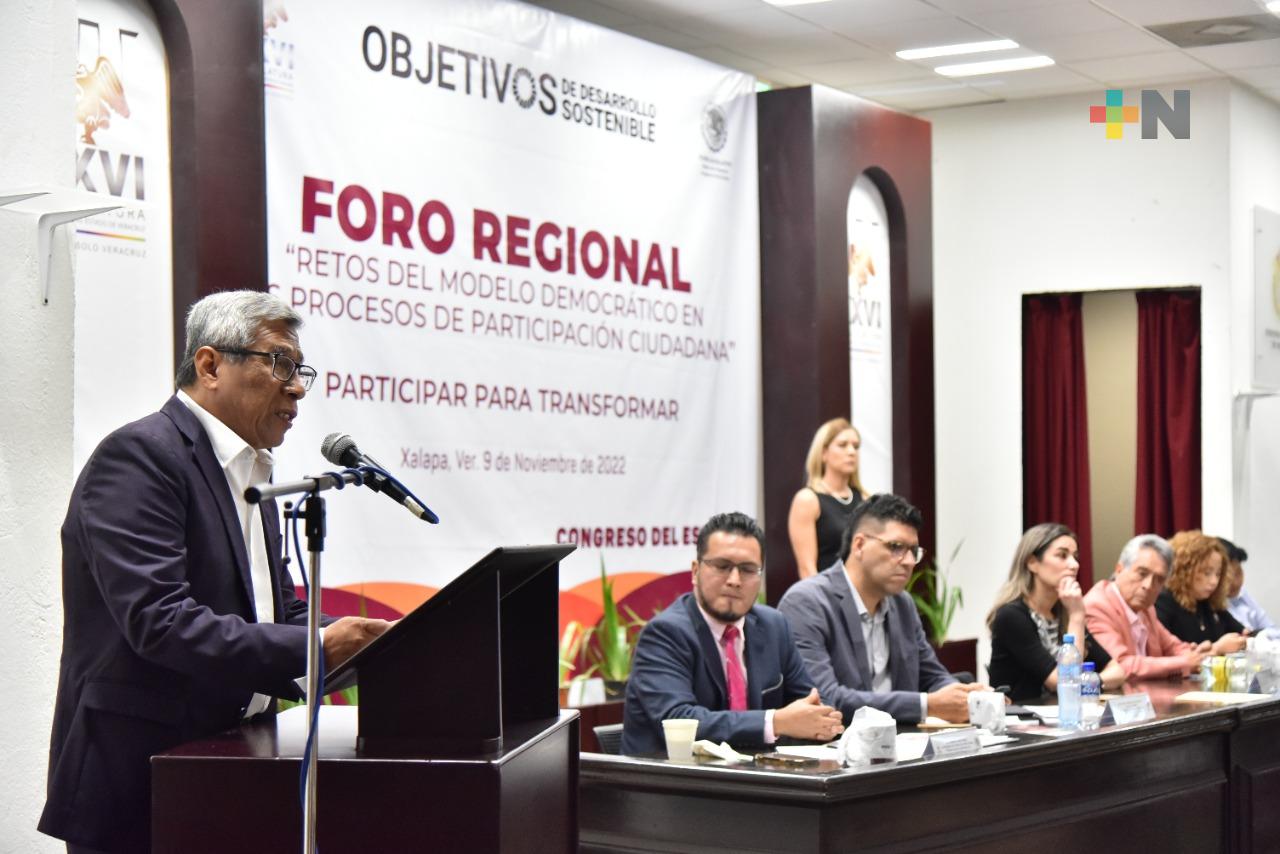 Constata diputado alta participación social en foros de presupuestos participativos