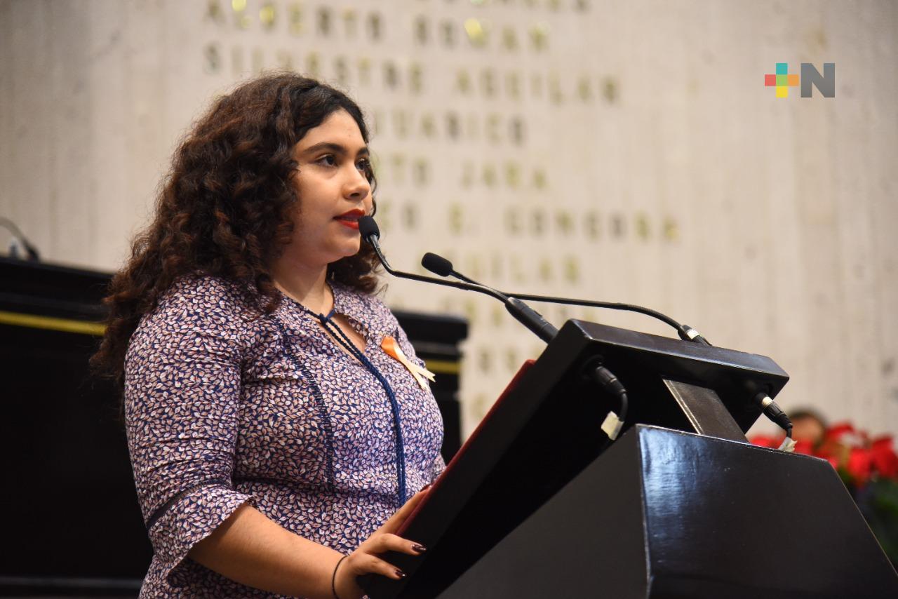 Exhorta diputada a legislar para erradicar violencia contra las mujeres