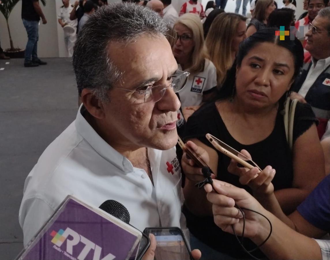 Cruz Roja delegación Veracruz-Boca no aspira a recibir más de 2 mdp en colecta anual