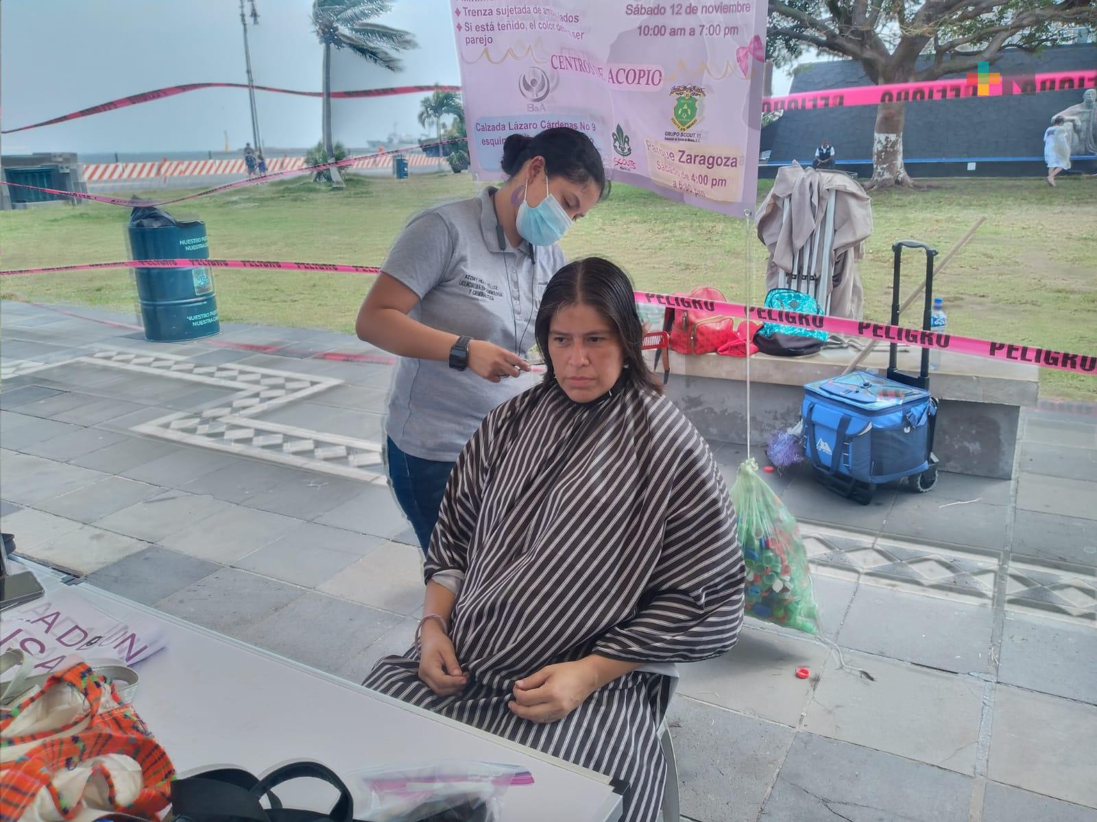 Realiza campaña de donación de cabello, grupo Scout Baluarte