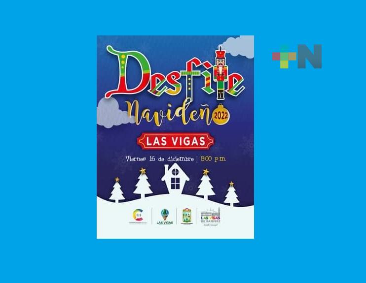 Realizarán desfile navideño en municipio de Las Vigas