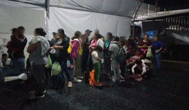 Rescata INM en Veracruz a 143 personas extranjeras