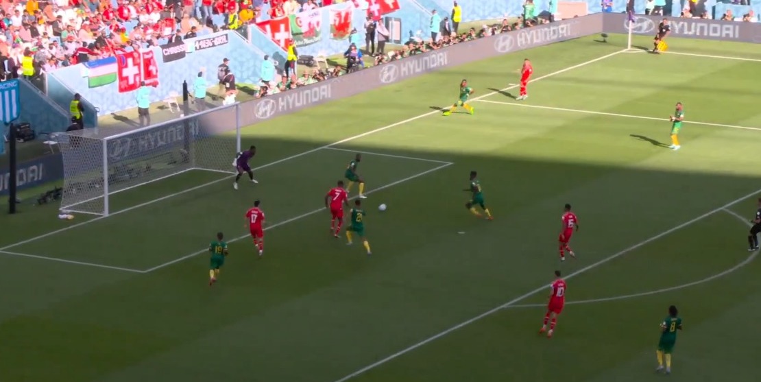 Suiza se impuso por la mínima a Camerún