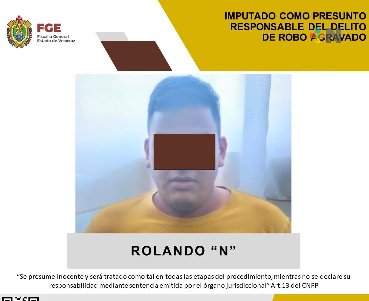 Rolando «N» imputado como responsable de robo agravado
