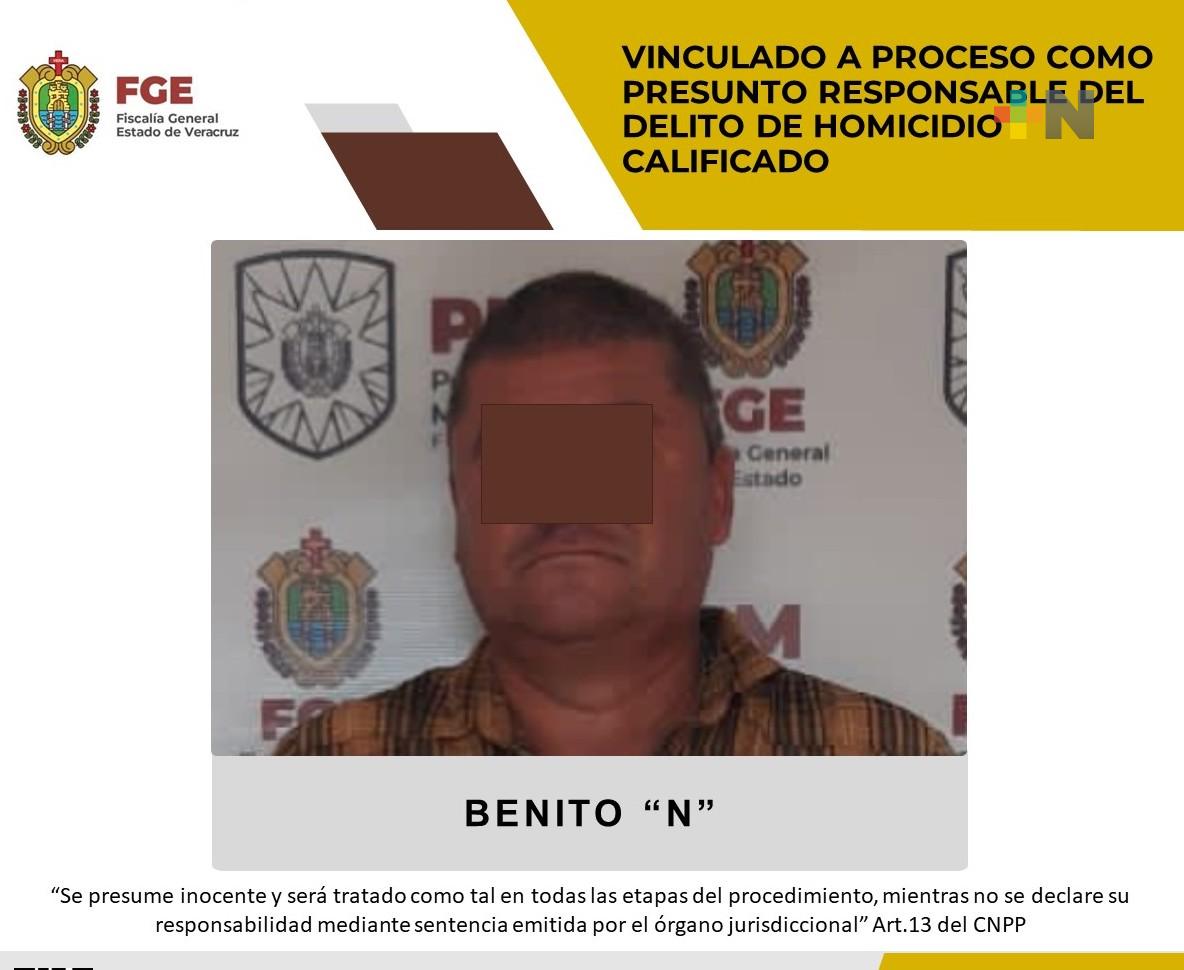 Benito «N» es vinculado a proceso por homicidio calificado
