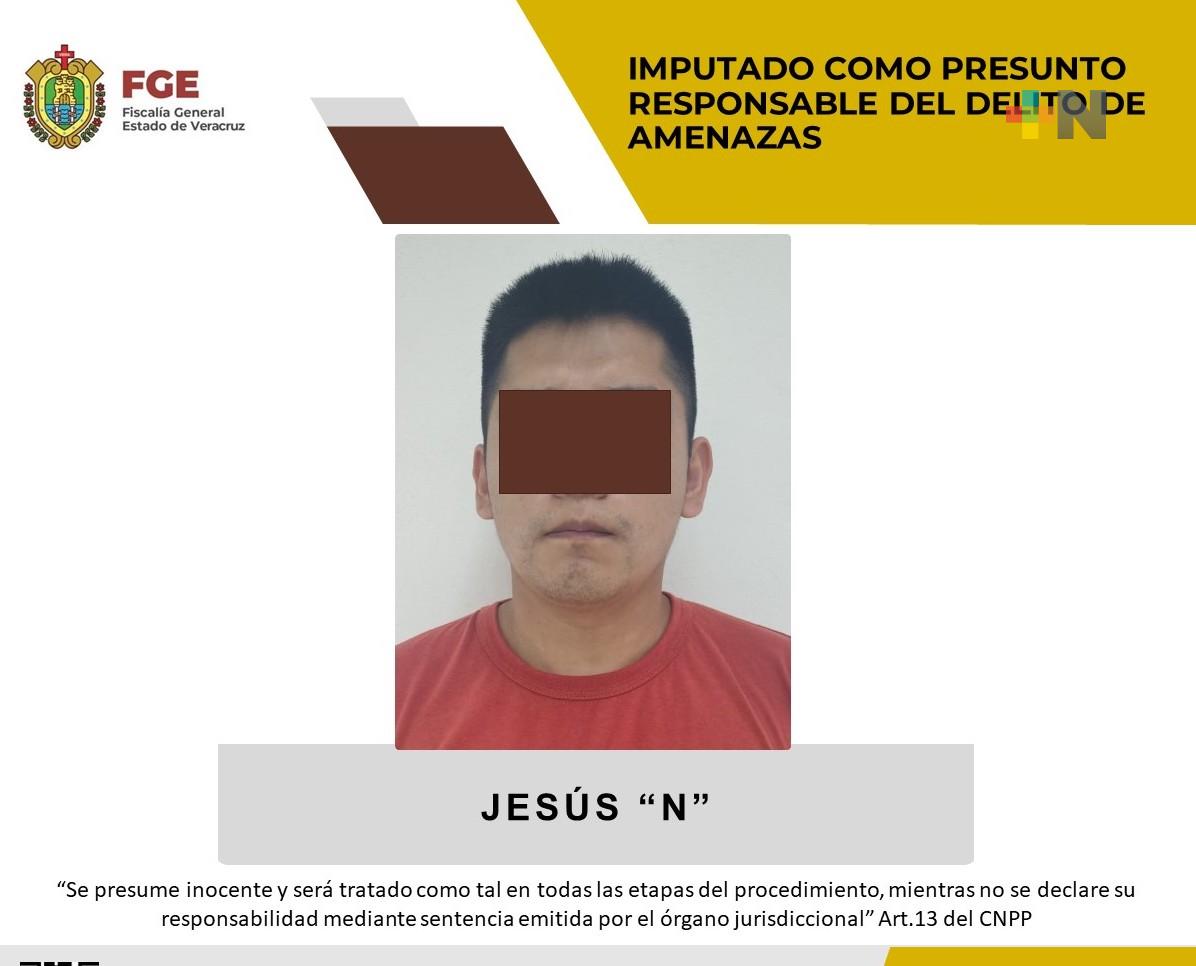 Jesús «N» es imputado como responsable del delito de amenazas