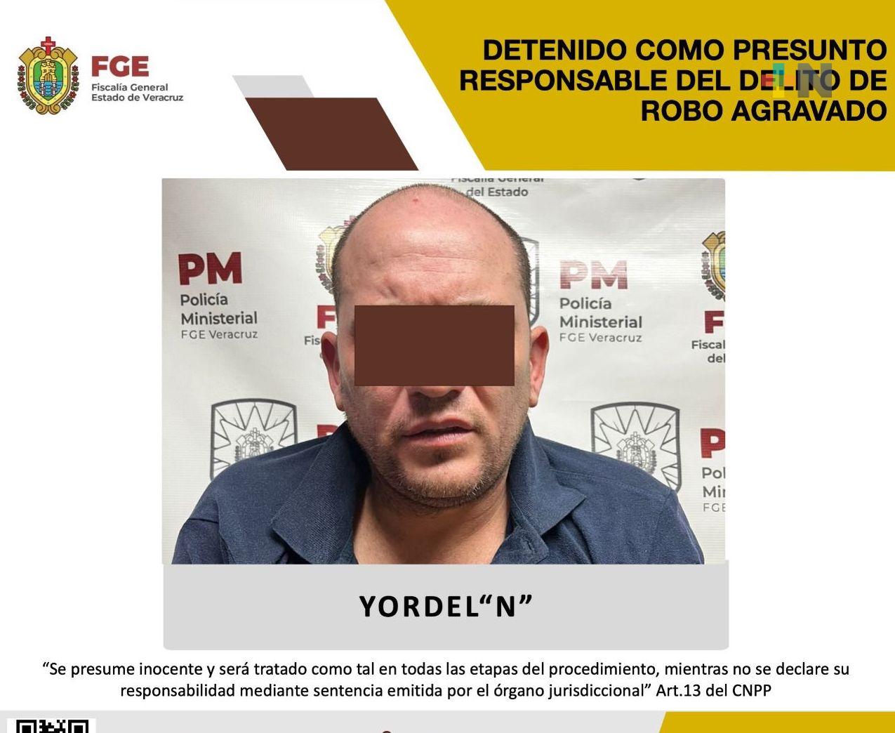 Yordel «N» imputado como responsable de robo a notarías en el estado