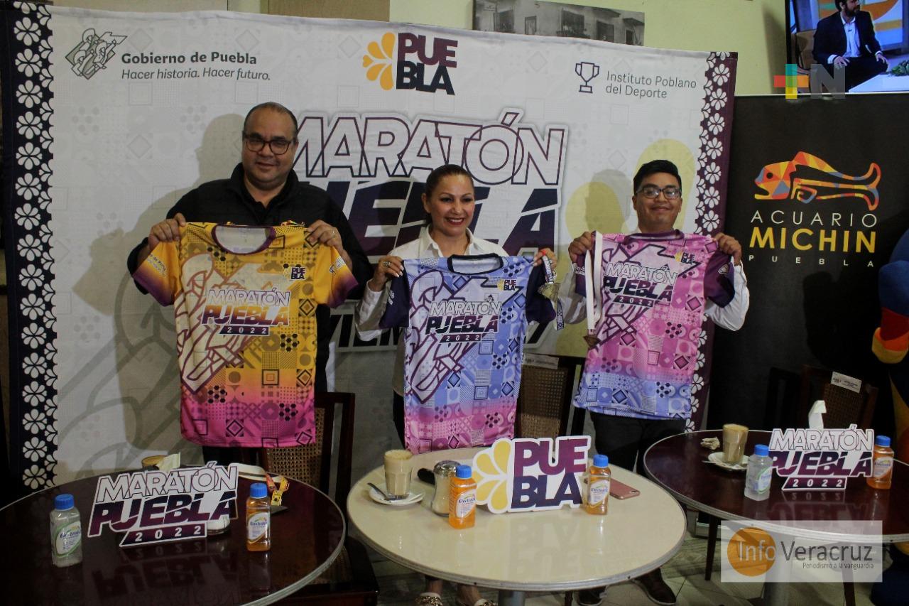 Invitan a veracruzanos a participar en el Maratón de Puebla 2022