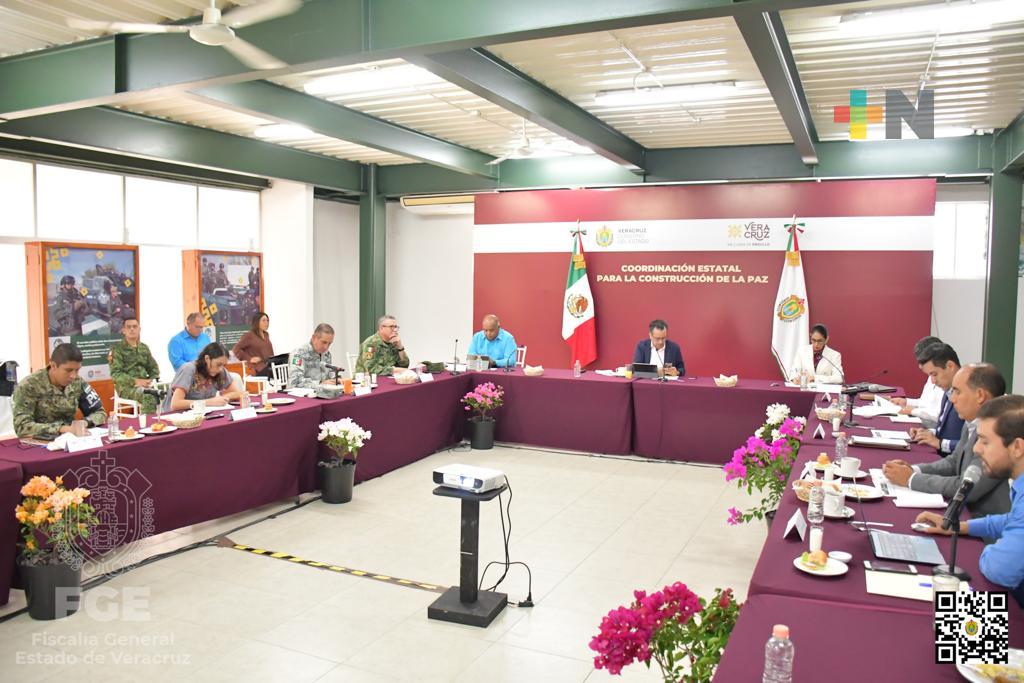 En Emiliano Zapata sesiona la Mesa de Coordinación para la Construcción de la Paz