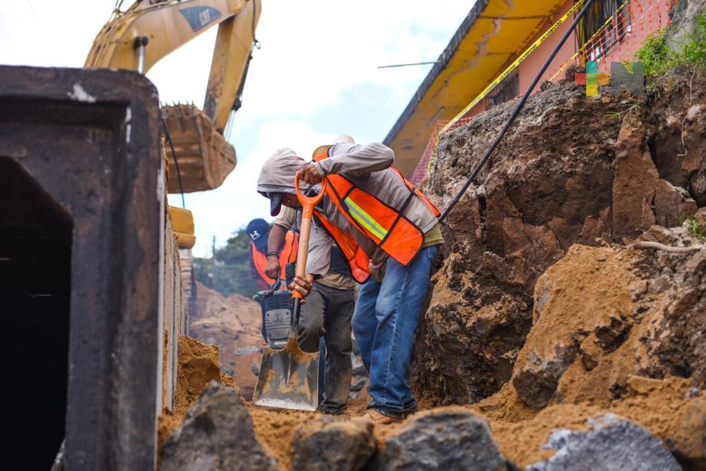 Obra pública en Xalapa avanza conforme a lo programado