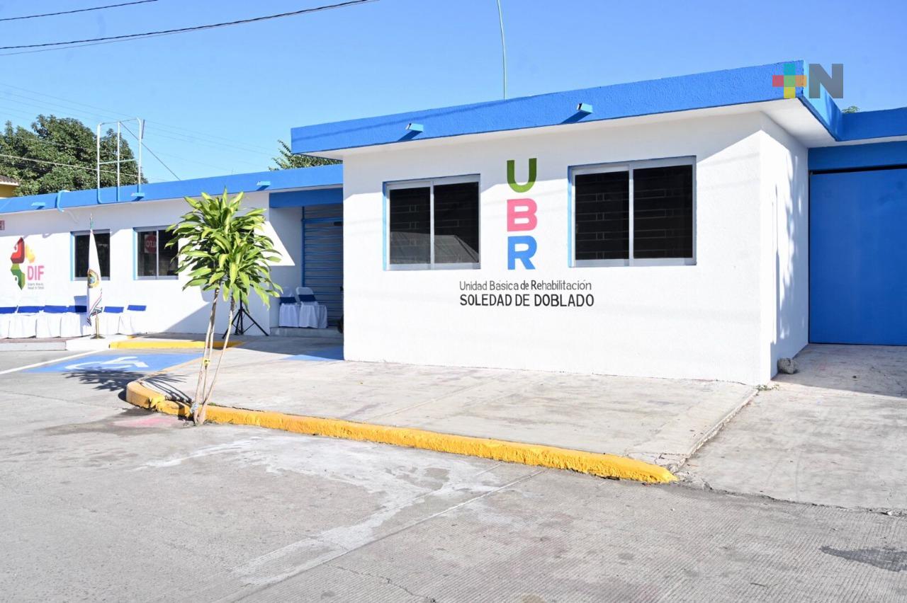 Renueva DIF Veracruz unidades de rehabilitación para inclusión de población vulnerable