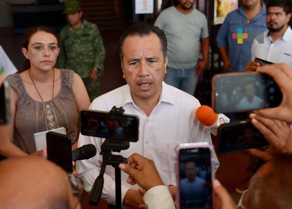 Gobierno respalda a Acayucan, seguridad ha mejorado: Cuitláhuac García