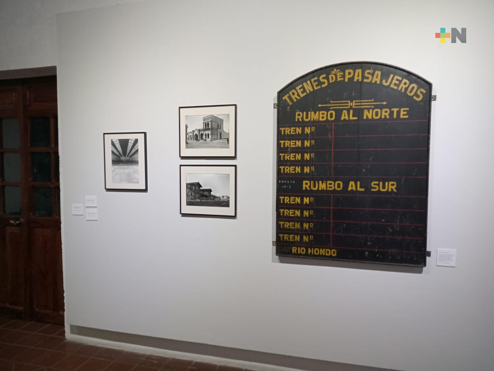 Exhibe fototeca de Veracruz-puerto acervo de Ferrocarriles de México