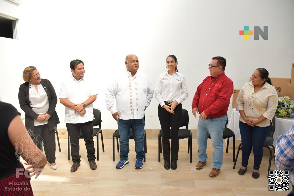 Sostiene FGE reunión con alcaldes del sur de Veracruz