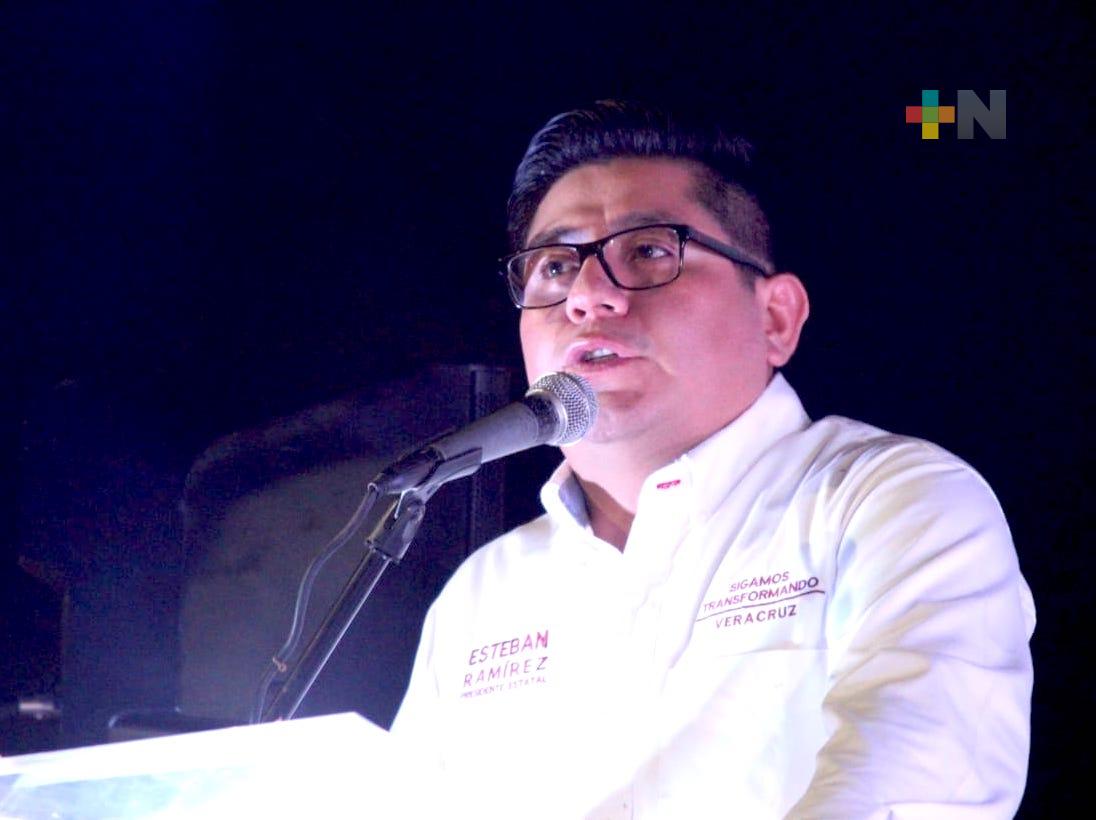 Mayoría de mexicanos está con la Cuarta Transformación: Esteban Ramírez