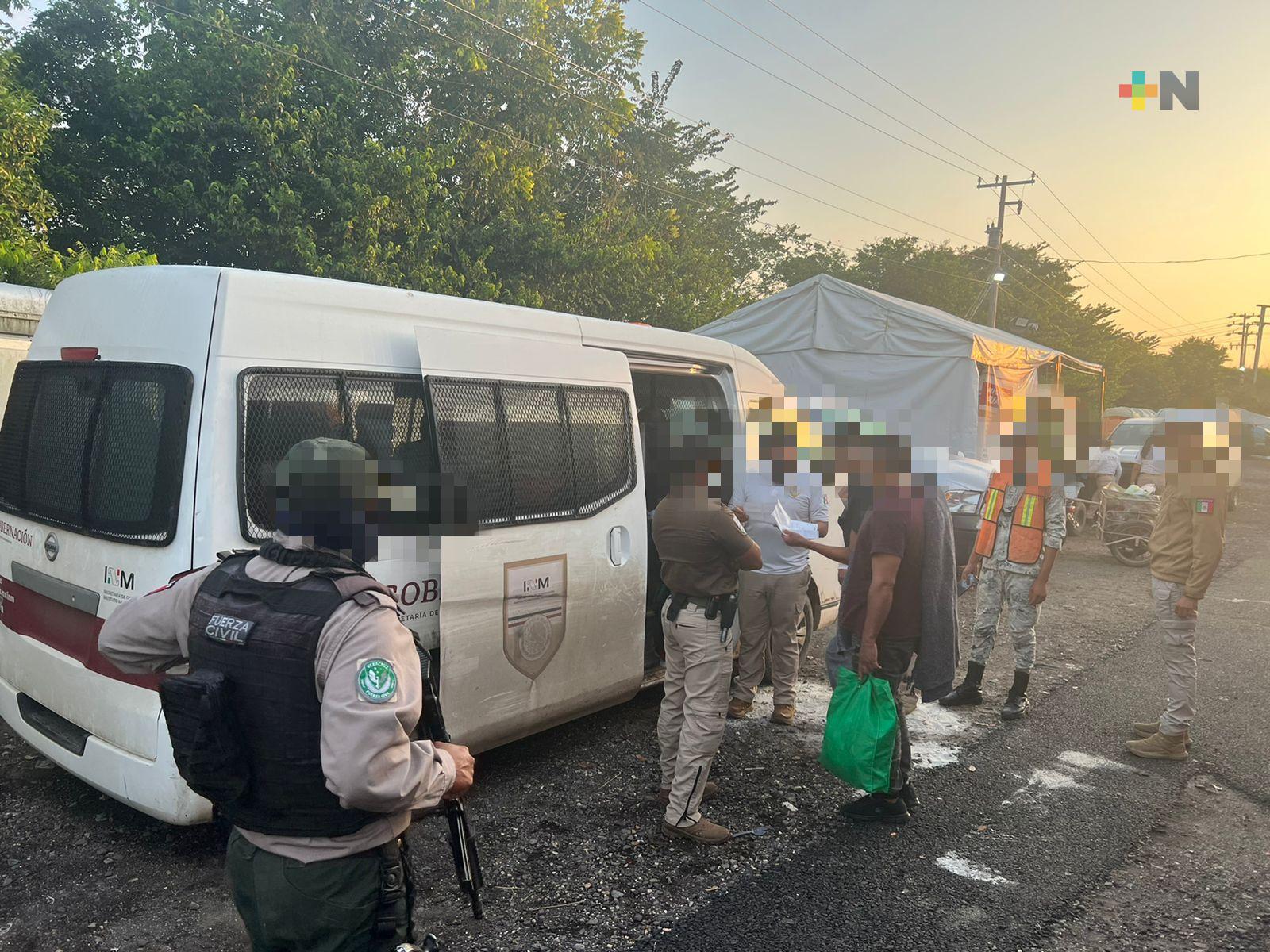 Brinda SSP apoyo humanitario a 36 migrantes