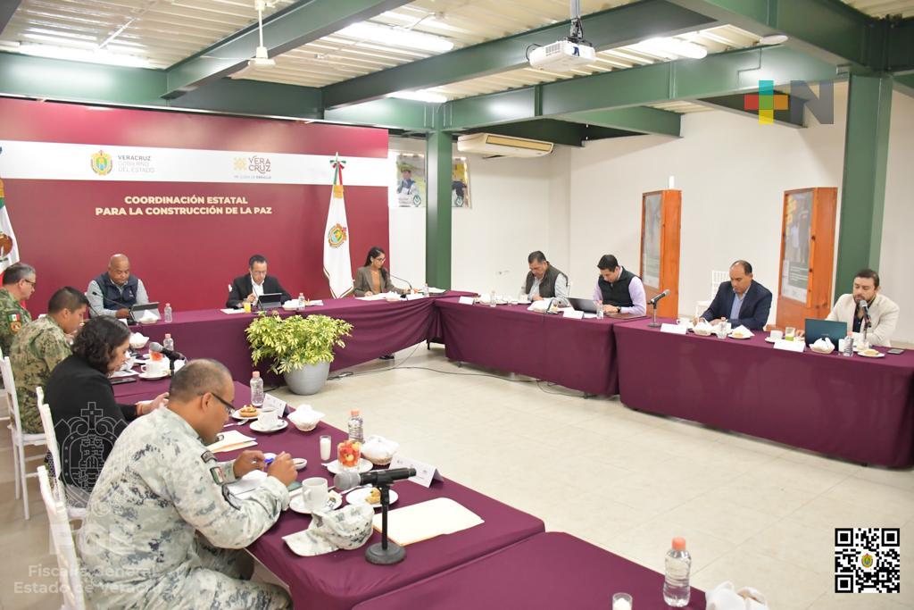 FGE brinda informe en Mesa para Construcción de la Paz