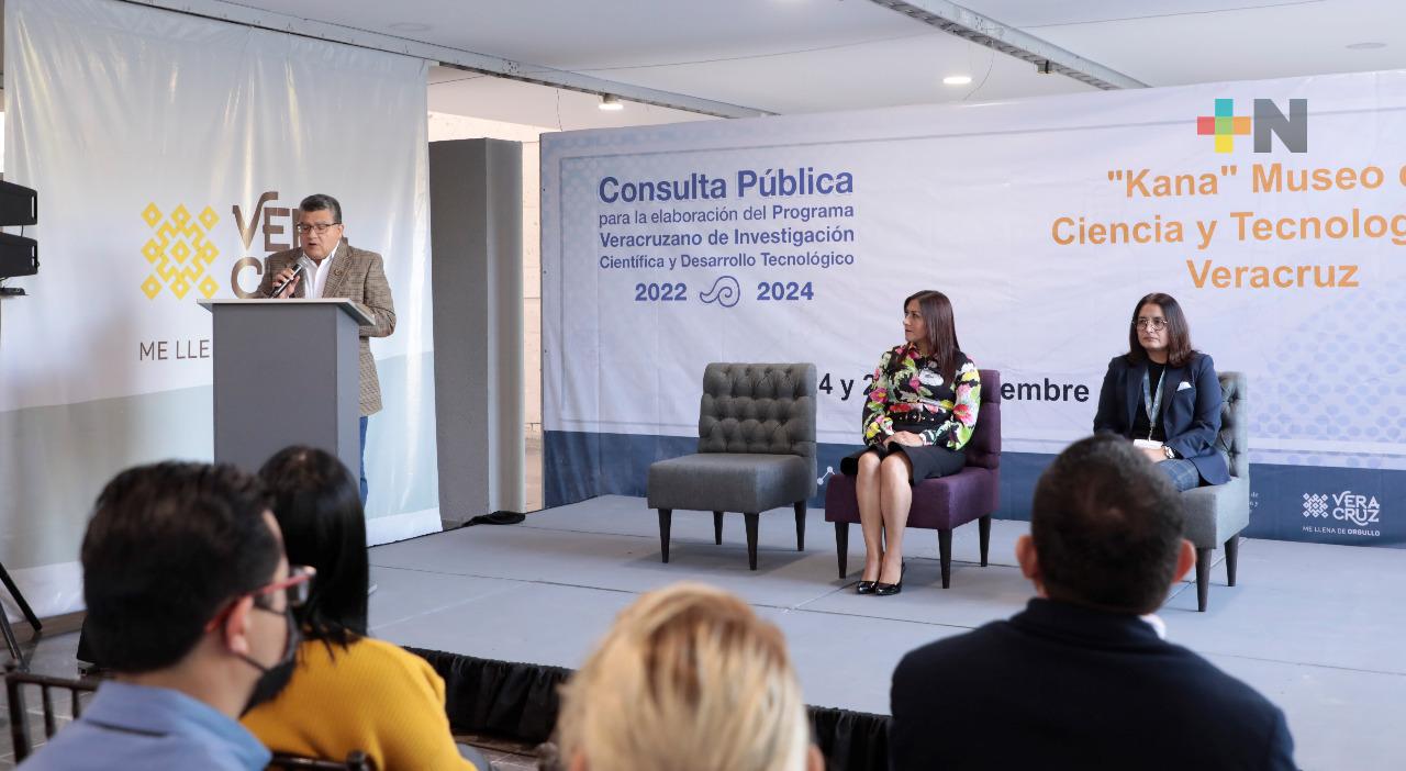 Tras escuchar la opinión ciudadana, tendrá Veracruz Programa de Investigación Científica y Desarrollo Tecnológico