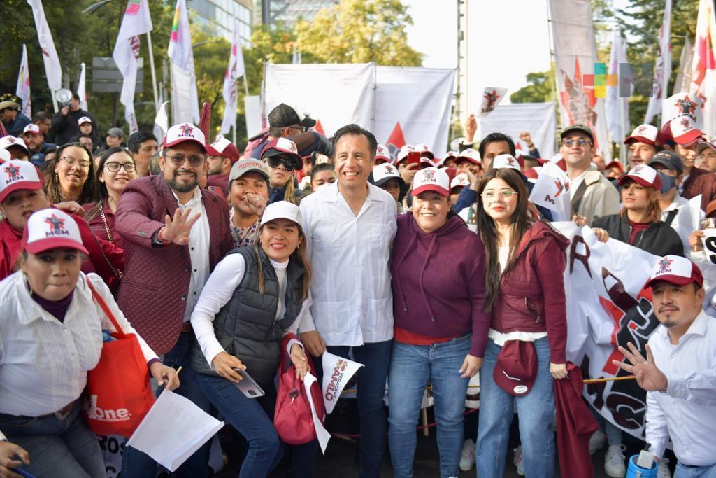Más de 21 mil veracruzanos refrendan su apoyo y confianza al presidente: Cuitláhuac García