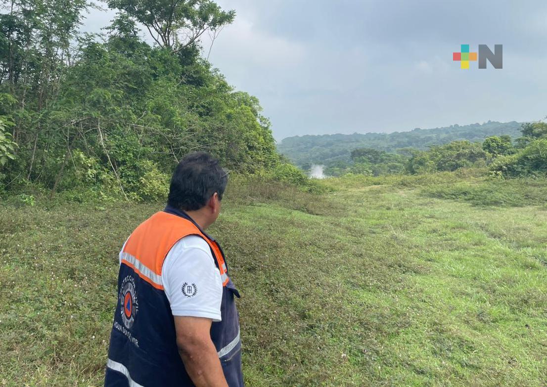 Evacuan poblado El Aguacate por nueva fuga de gas en Agua Dulce