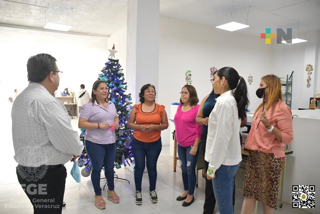 Titular de FGE supervisa la Fiscalía Especializada en Coatzacoalcos