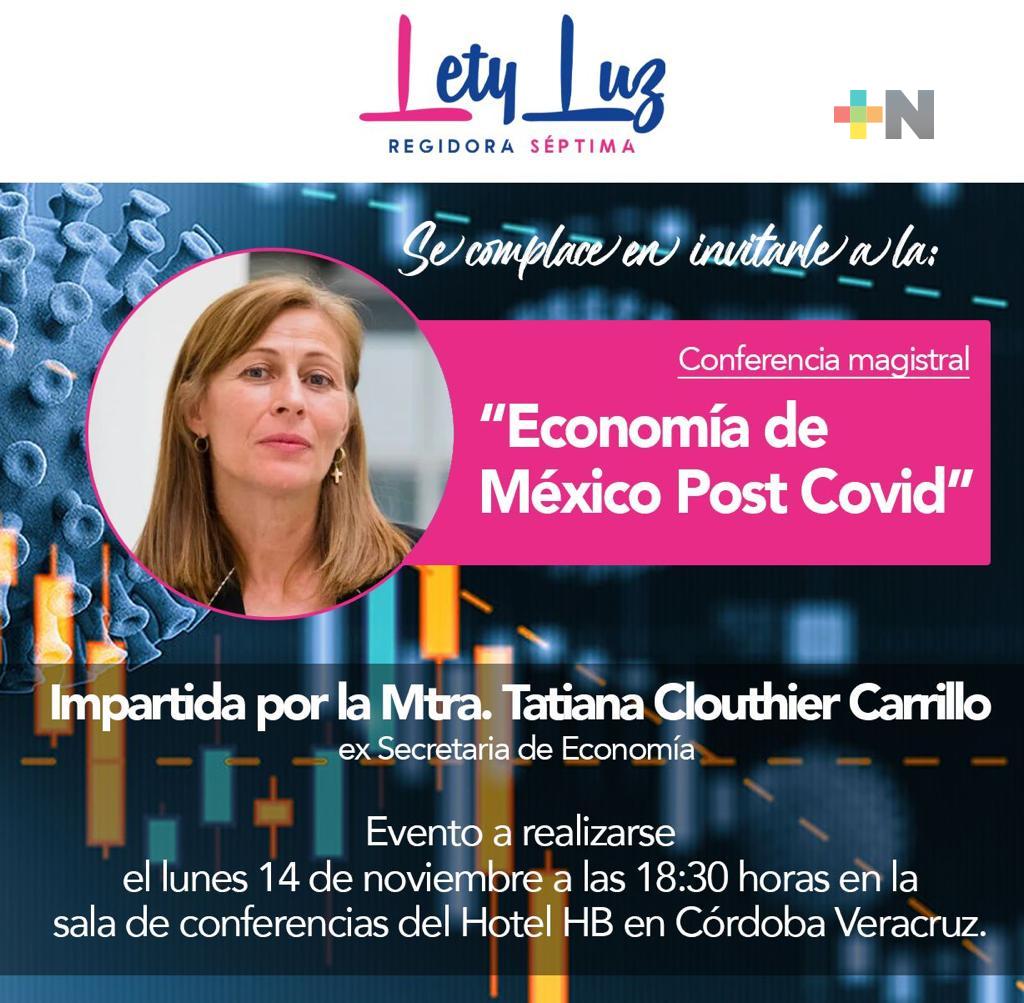 Ofrecerá Tatiana Clouthier conferencia en municipio de Córdoba