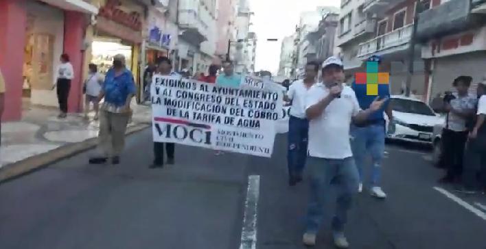 Con marcha, movimiento se manifiesta contra Grupo MAS