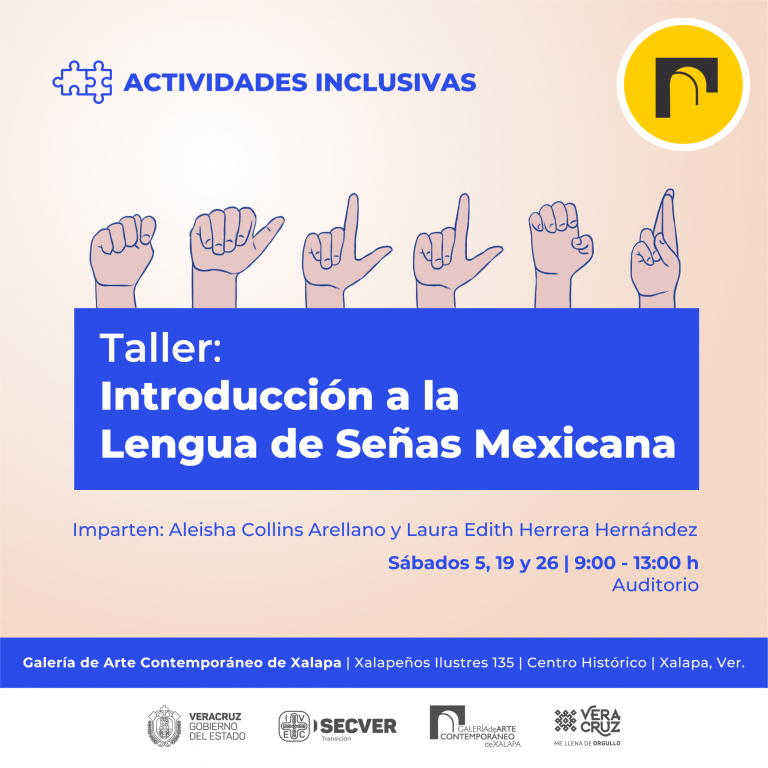 Realiza IVEC el taller presencial Introducción a la Lengua de Señas Mexicana