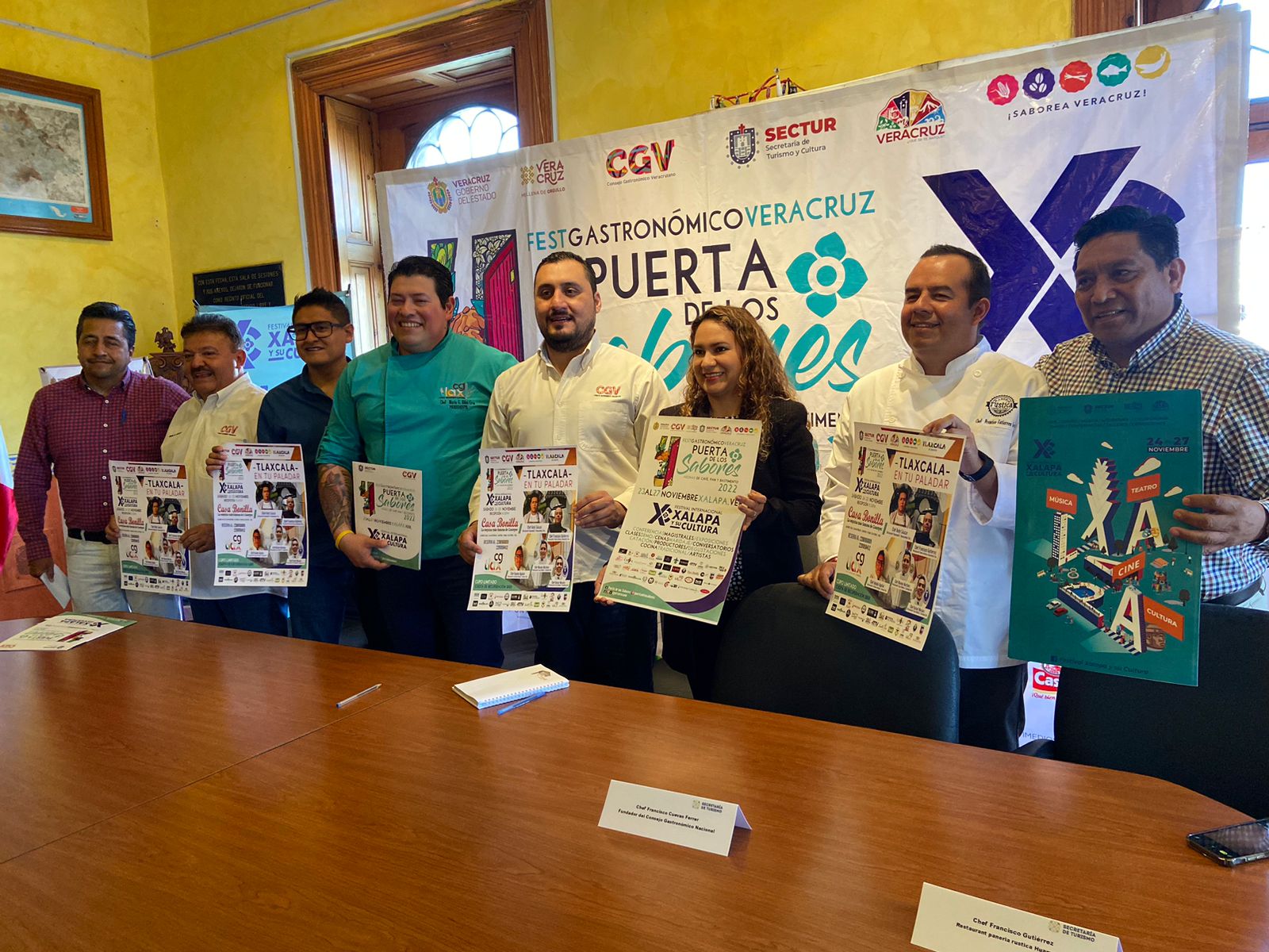 Presentan en Tlaxcala 4° Fest Gastronómico Veracruz Puerta de los Sabores