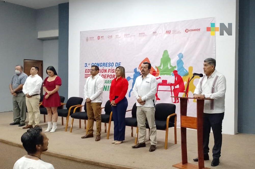 Inauguran Congreso de Educación Física CIVE