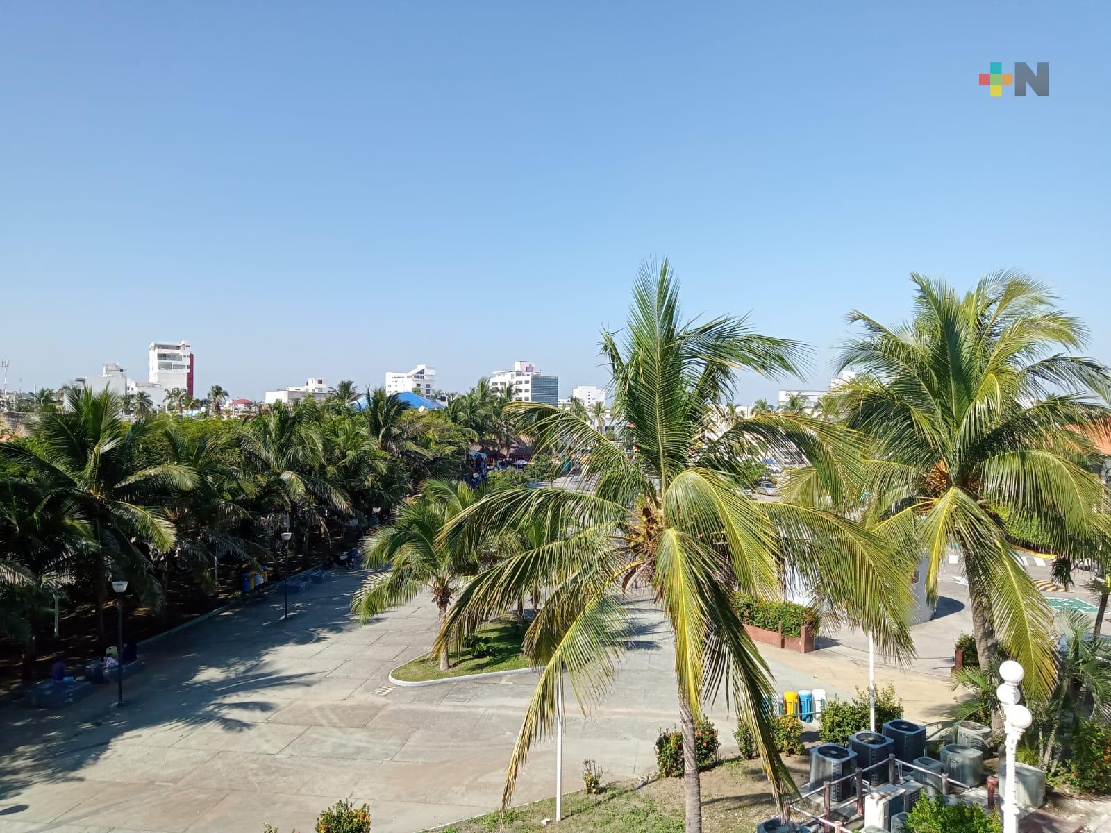 Surada ocasionará tiempo caluroso con probabilidad muy baja de lluvias