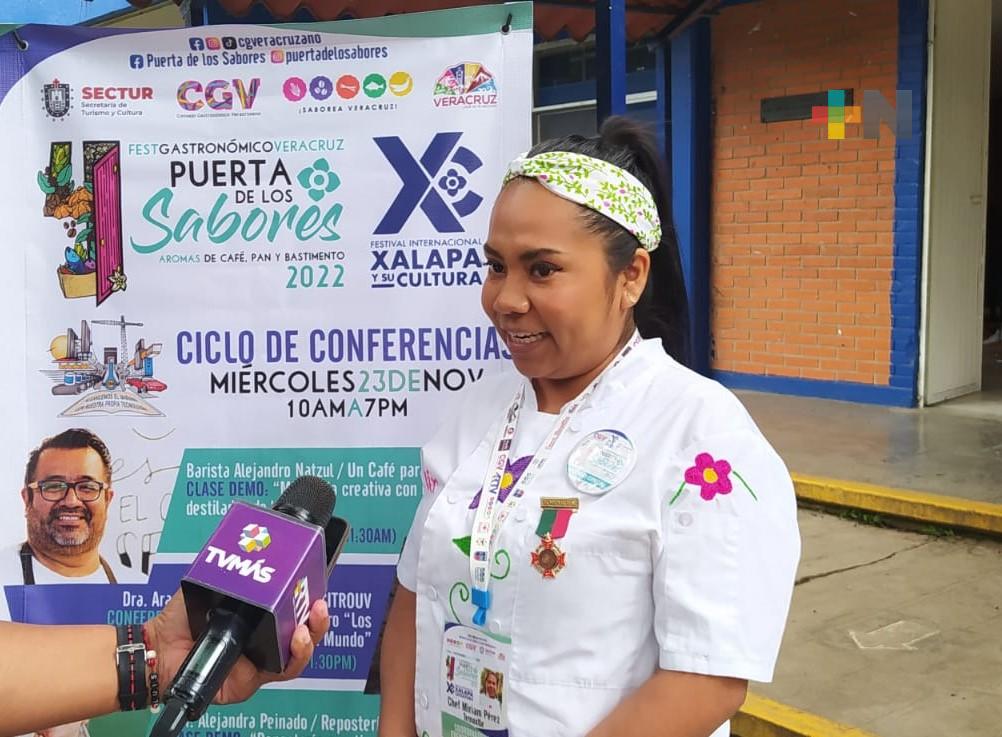 Como parte del Fest Gastronómico Puerta de los Sabores imparten conferencias en CETIS de Banderilla