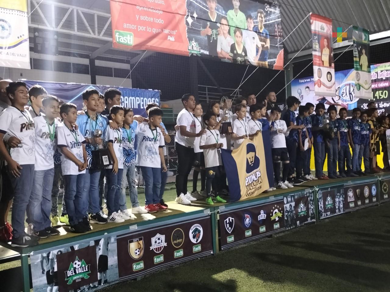 Arzo Xalapa sobresale en Futbol 7 de la Unidad del Valle